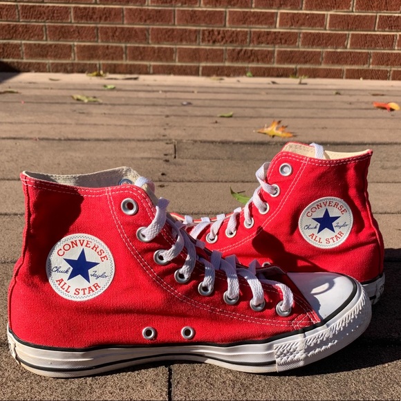 Converse Shoes - Red High Top Converse
